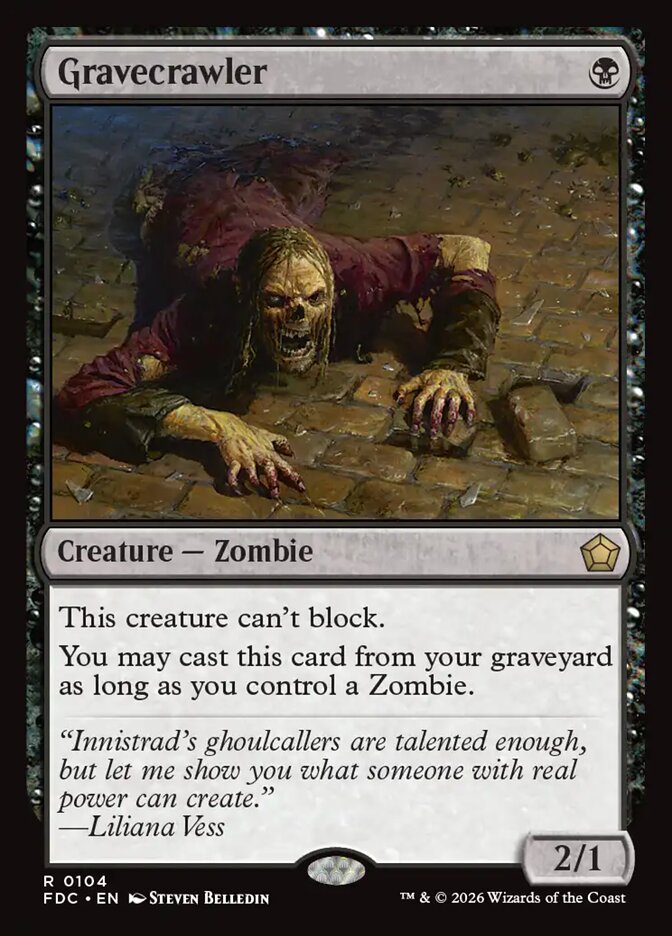 Rastejador de Túmulo / Gravecrawler - Magic: The Gathering - MoxLand