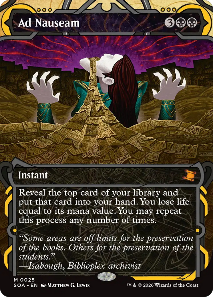 Até Enjoar / Ad Nauseam - Magic: The Gathering - MoxLand