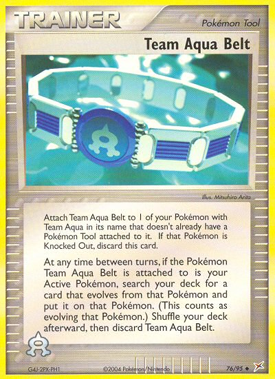 Team Aqua Belt - MoxLand - MoxLand