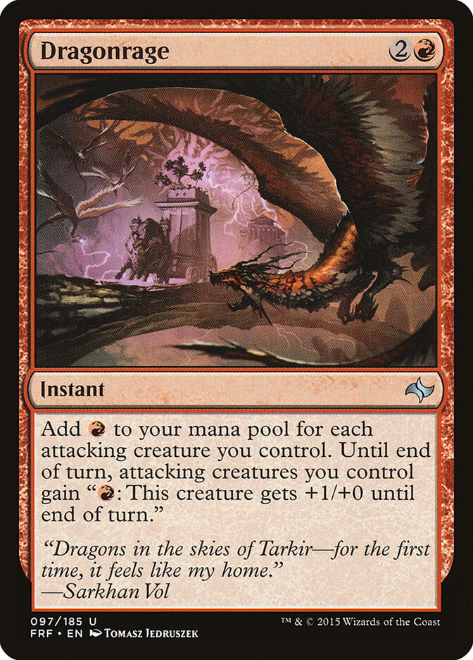 Ira Dragônica / Dragonrage - Magic: The Gathering - MoxLand