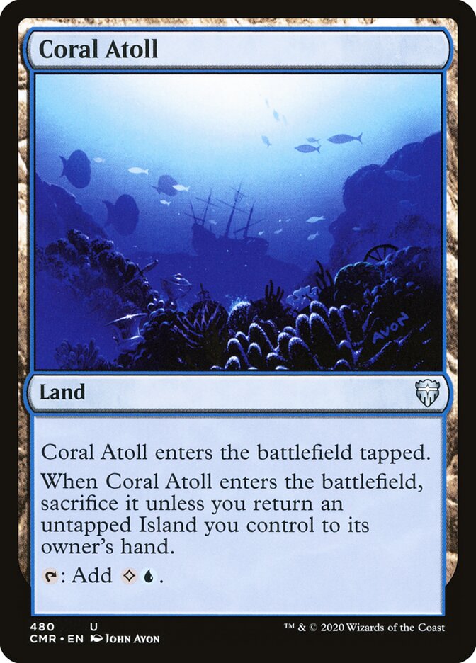 Atol de Coral / Coral Atoll - Magic: The Gathering - MoxLand