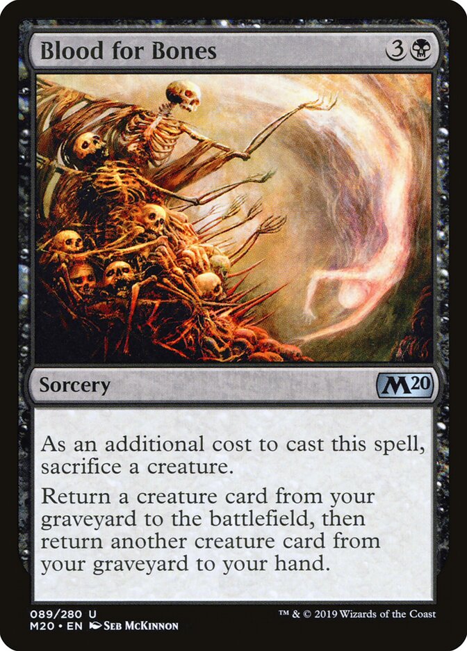 Sangue por Ossos / Blood for Bones - Magic: The Gathering - MoxLand