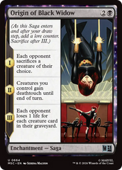Origin of Black Widow - Magic: The Gathering - MoxLand