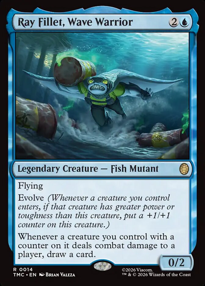 Ray Fillet, Wave Warrior - Magic: The Gathering - MoxLand
