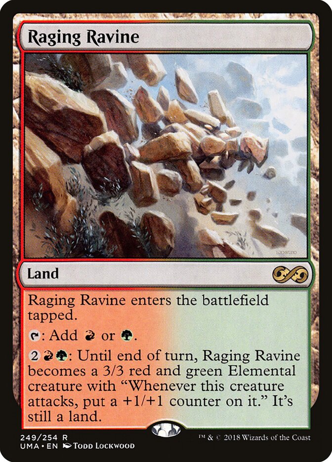 Ravina Enfurecida / Raging Ravine - Magic: The Gathering - MoxLand