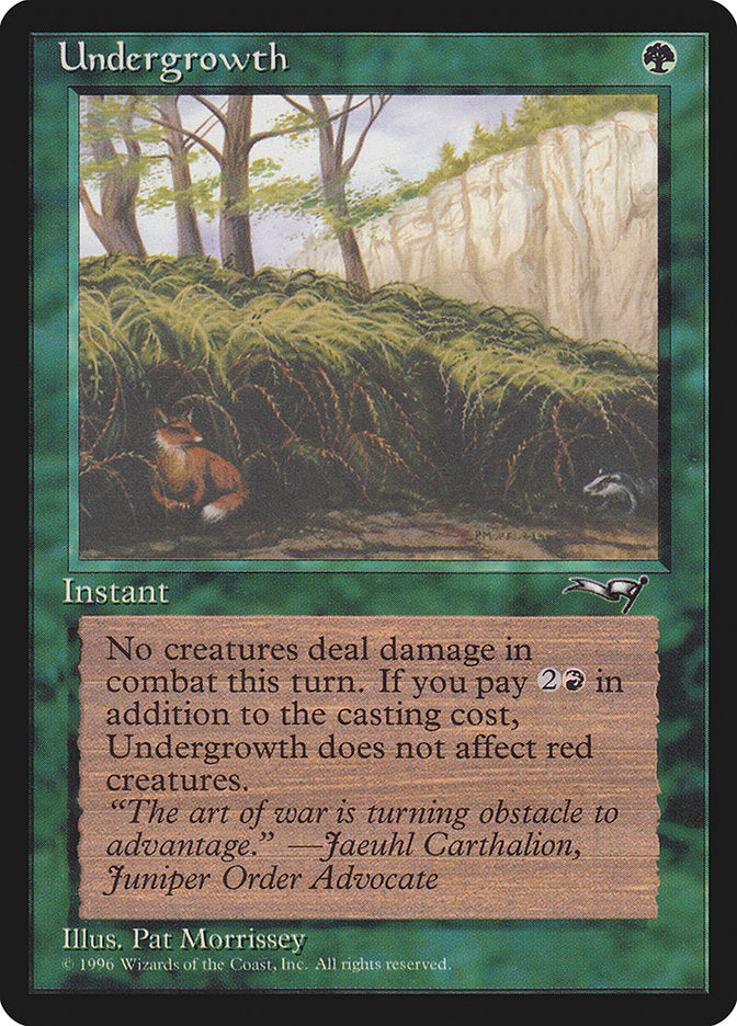 Vegetação Rasteira / Undergrowth - Magic: The Gathering - MoxLand