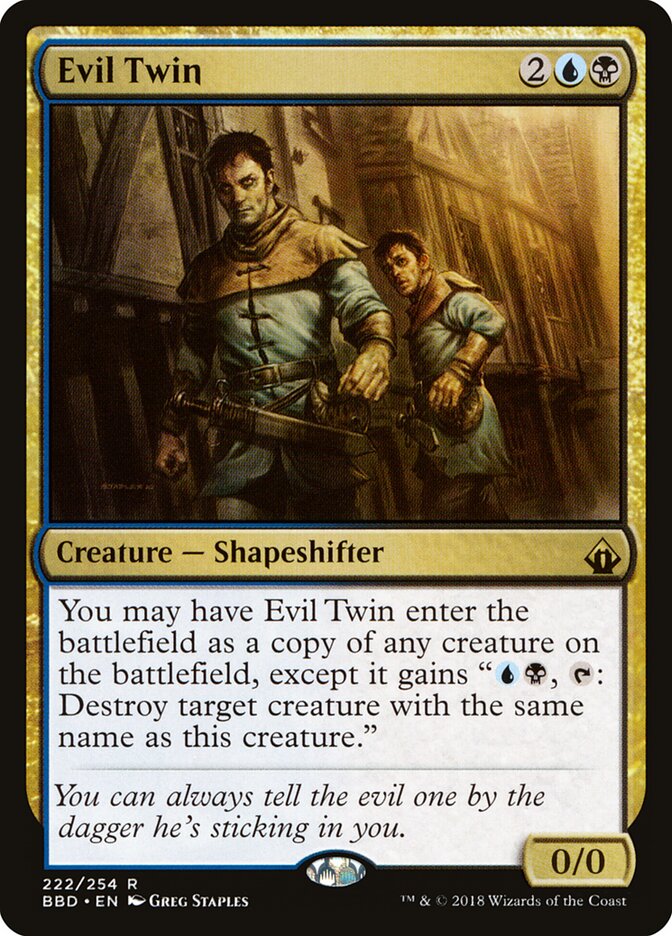 Gêmeo Malévolo / Evil Twin - Magic: The Gathering - MoxLand