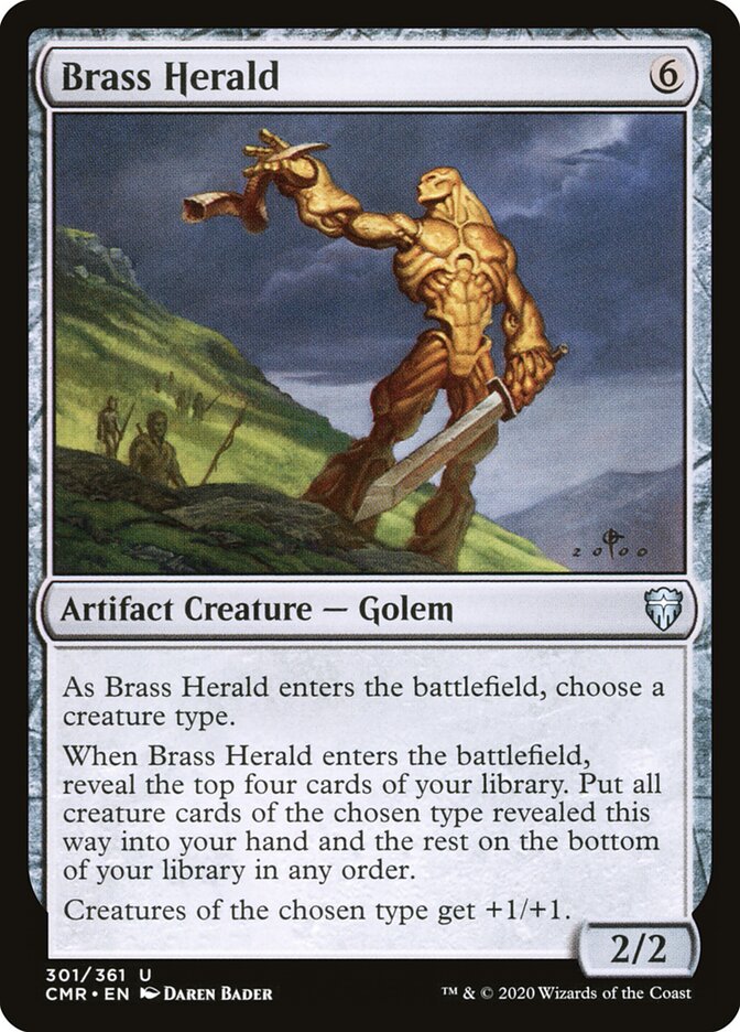 Arauto de Bronze / Brass Herald - Magic: The Gathering - MoxLand