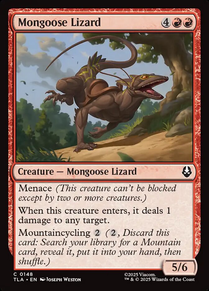 Lagarto-mangusto / Mongoose Lizard - Magic: The Gathering - MoxLand