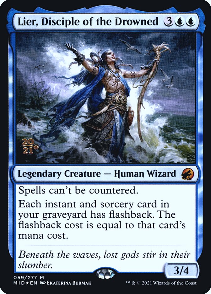 Lier, Discípulo dos Afogados / Lier, Disciple of the Drowned - Magic: The Gathering - MoxLand