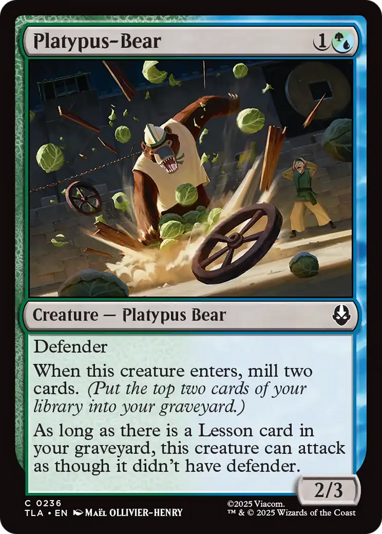 Ornitorrinco-urso / Platypus-Bear - Magic: The Gathering - MoxLand
