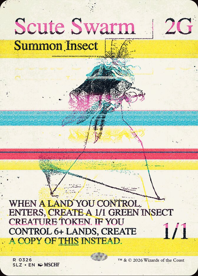 Enxame de Cascudos / Scute Swarm - Magic: The Gathering - MoxLand