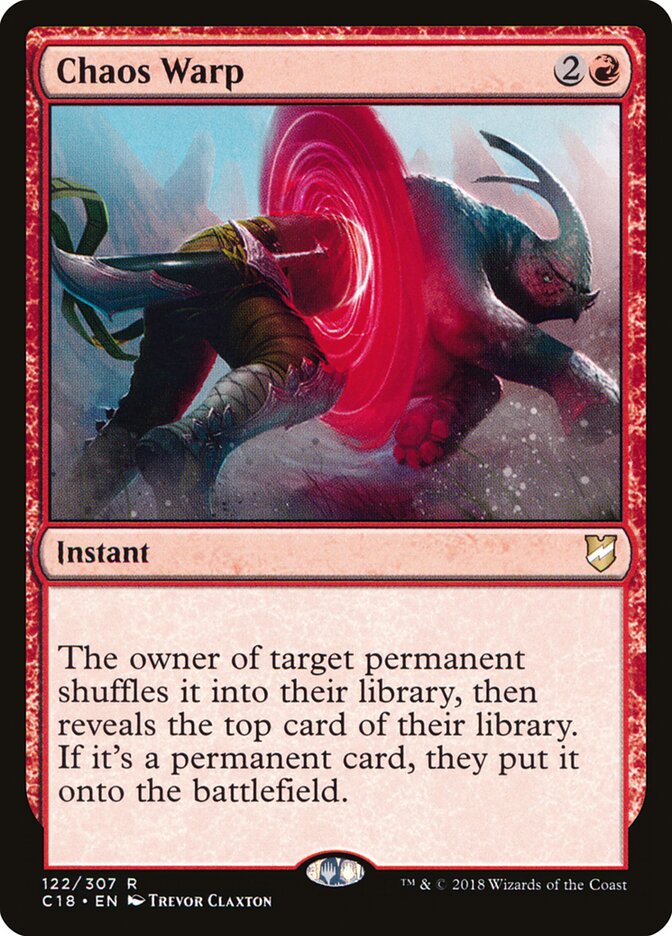 Distorção Caótica / Chaos Warp - Magic: The Gathering - MoxLand