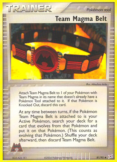 Team Magma Belt - MoxLand - MoxLand