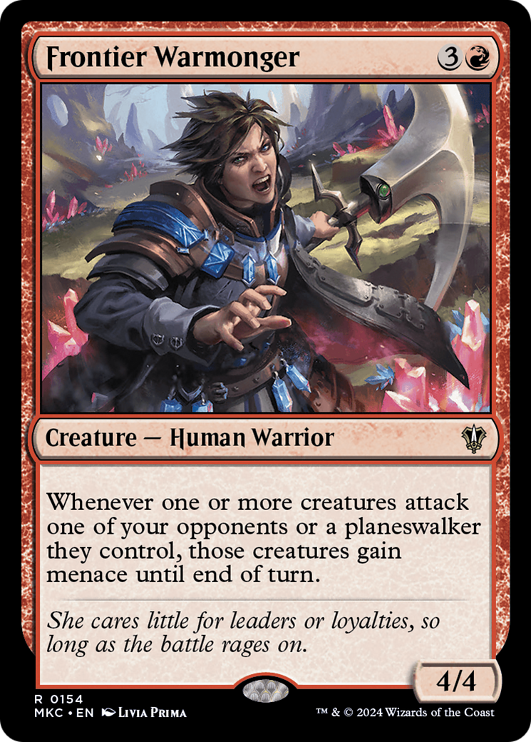 Belicista da Fronteira / Frontier Warmonger - Magic: The Gathering - MoxLand