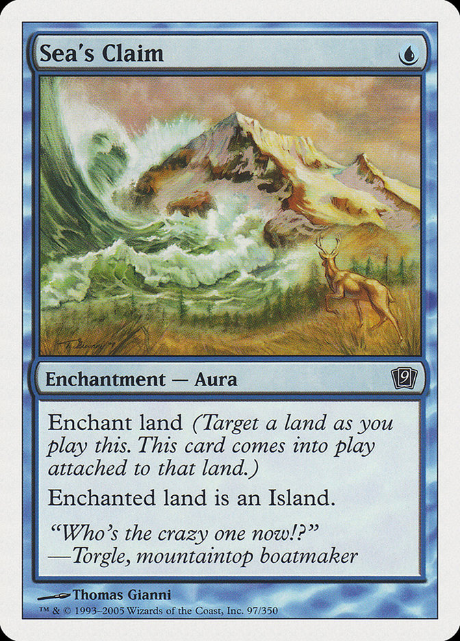 Reivindicação do Mar / Sea's Claim - Magic: The Gathering - MoxLand
