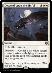 Cair sobre os Pecadores / Descend upon the Sinful - Magic: The Gathering - MoxLand