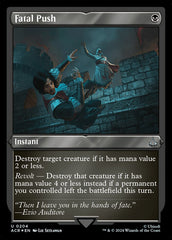 Empurrão Fatal / Fatal Push - Magic: The Gathering - MoxLand
