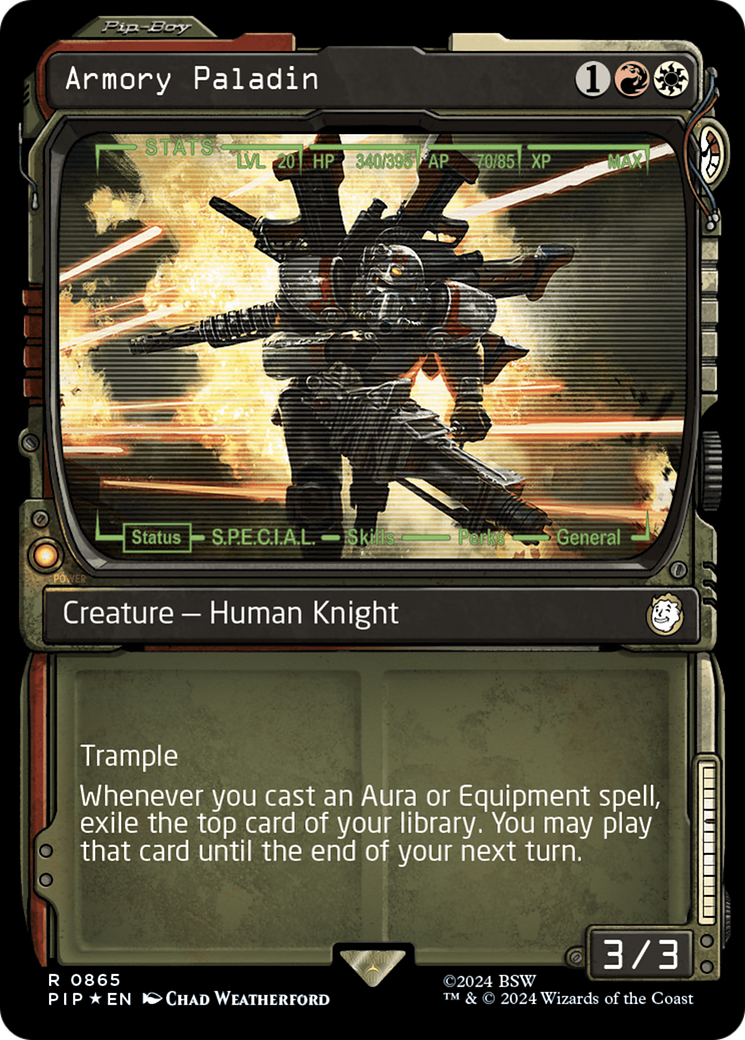 Armory Paladin - Magic: The Gathering - MoxLand