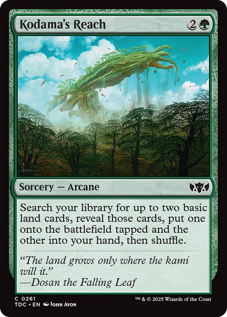 Alcance do Kodama / Kodama's Reach - Magic: The Gathering - MoxLand