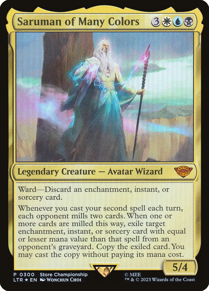 Saruman das Muitas Cores / Saruman of Many Colors - Magic: The Gathering - MoxLand