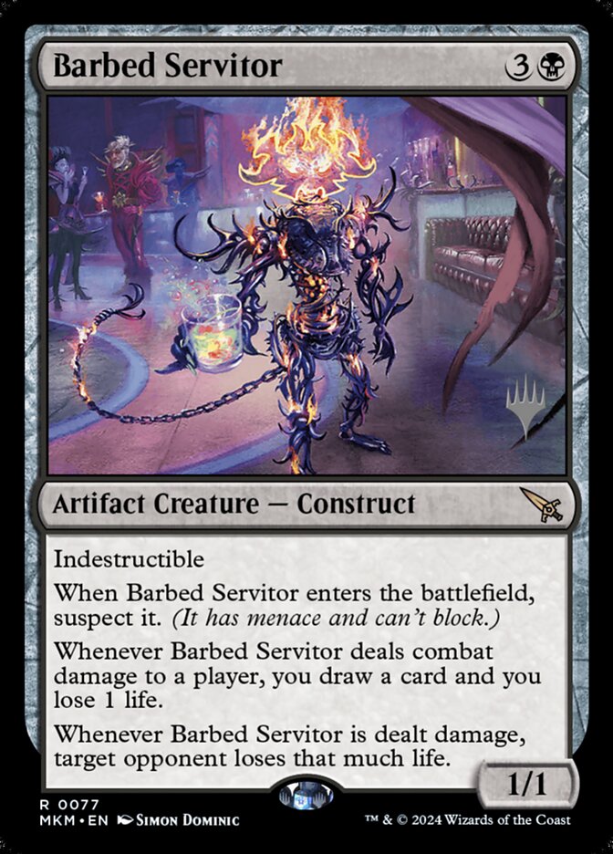 Serviçal Farpado / Barbed Servitor - Magic: The Gathering - MoxLand