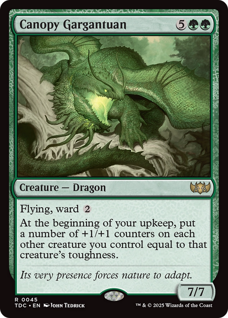 Canopy Gargantuan - Magic: The Gathering - MoxLand