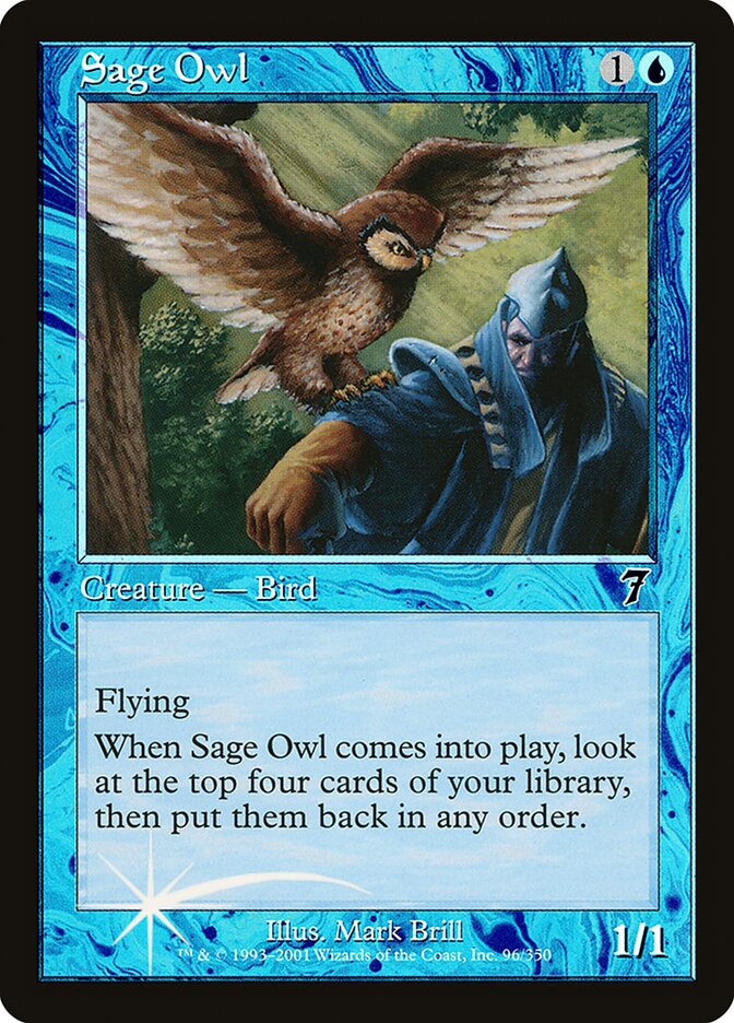 Coruja Sábia / Sage Owl - Magic: The Gathering - MoxLand