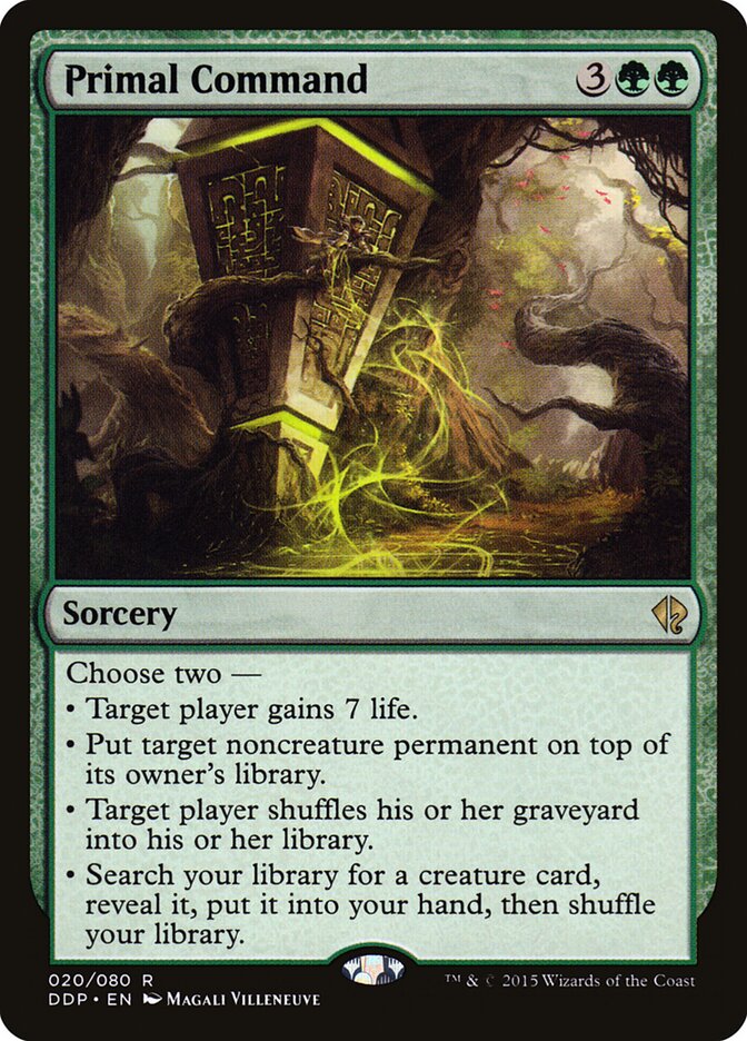 Comando Primário / Primal Command - Magic: The Gathering - MoxLand