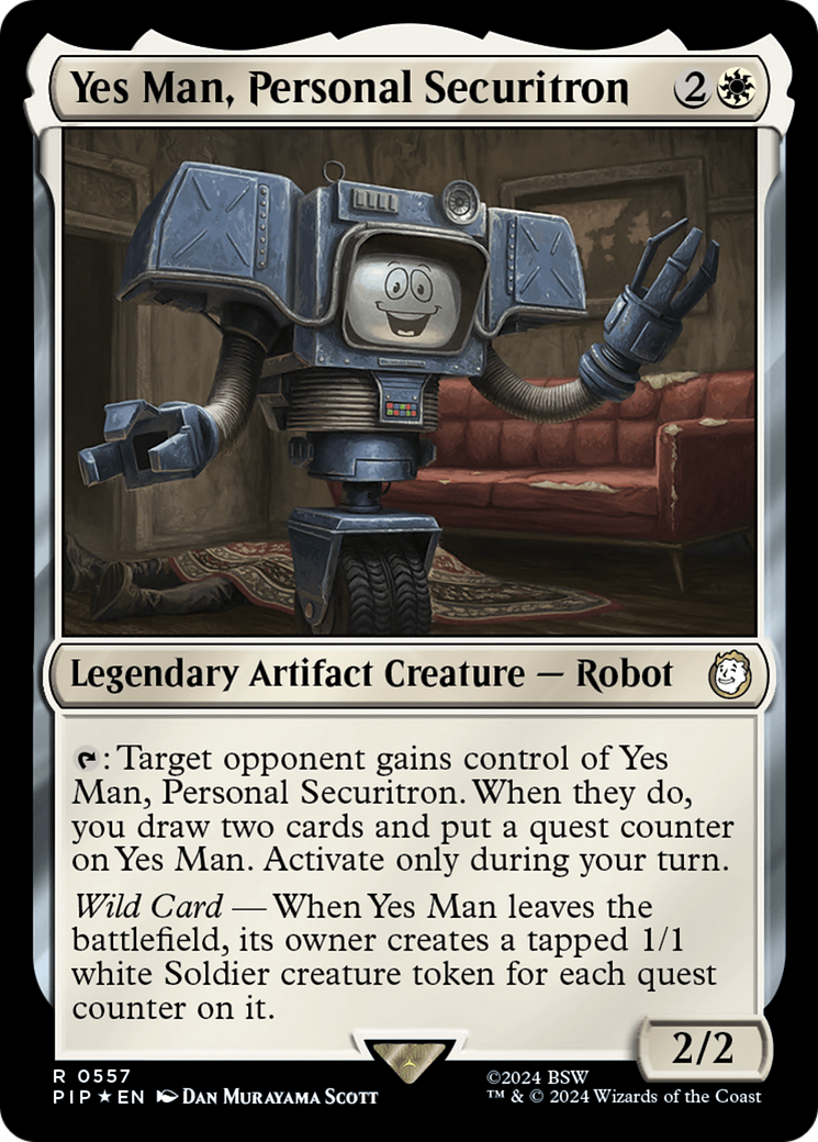 Yes Man, Personal Securitron - Magic: The Gathering - MoxLand