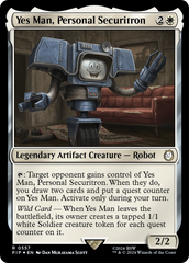 Yes Man, Personal Securitron - Magic: The Gathering - MoxLand