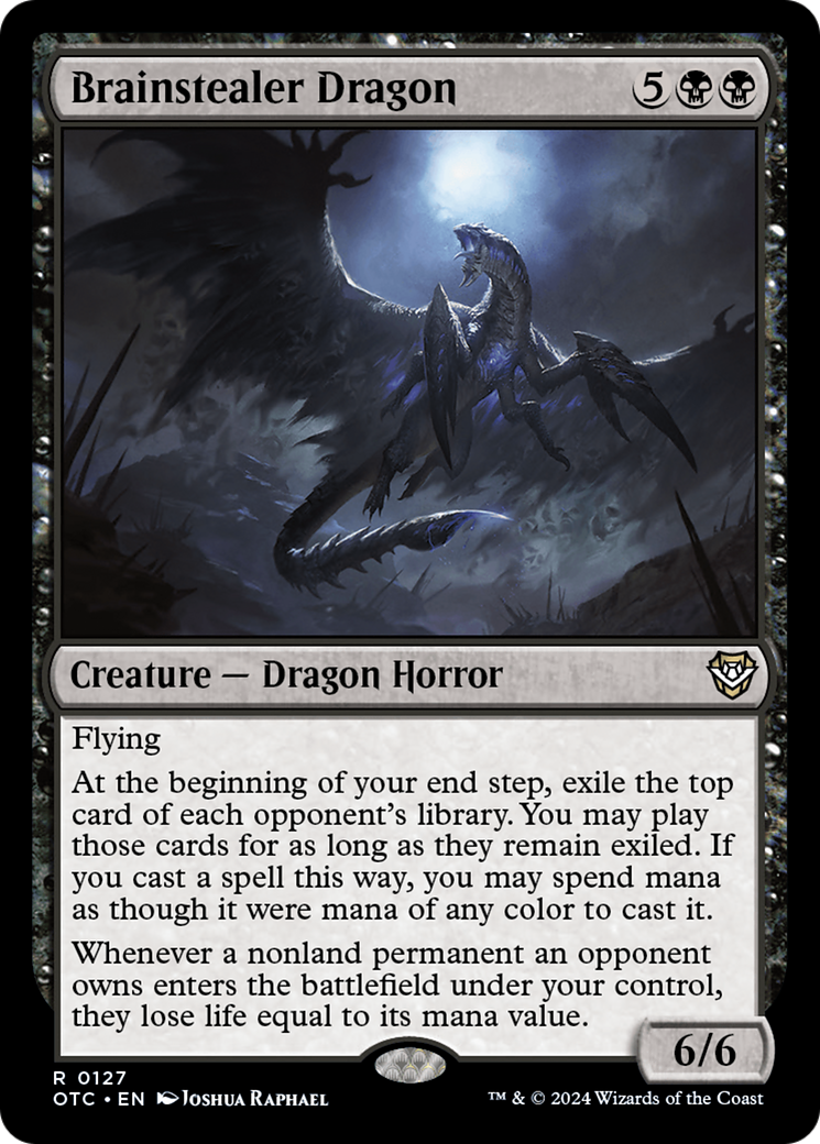 Dragão Ladrão de Cérebros / Brainstealer Dragon - Magic: The Gathering - MoxLand