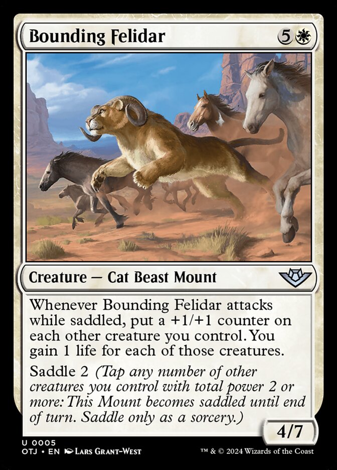 Felidar a Galope / Bounding Felidar - Magic: The Gathering - MoxLand