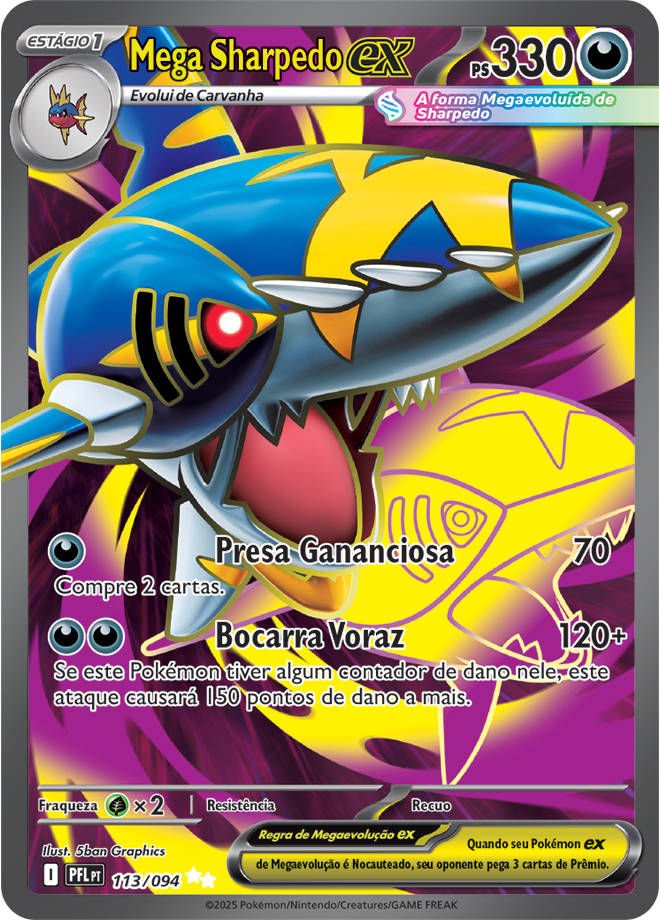 Mega Sharpedo ex - Pokémon TCG - MoxLand