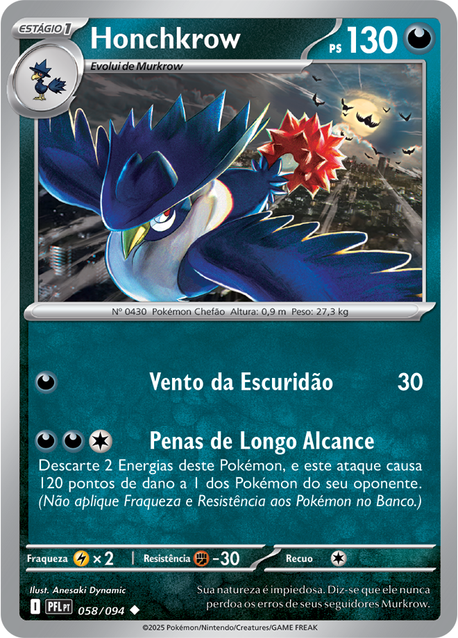 Honchkrow - Pokémon TCG - MoxLand