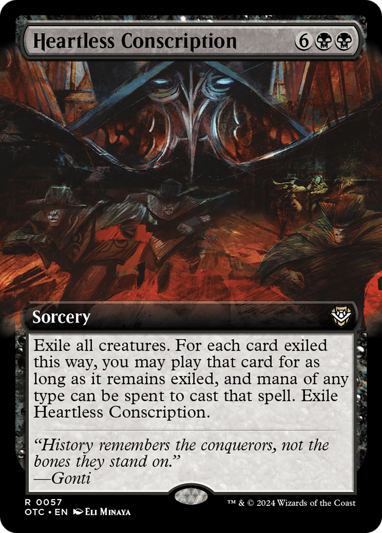 Heartless Conscription - Magic: The Gathering - MoxLand