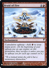 Trançado de Fogo / Braid of Fire - Magic: The Gathering - MoxLand