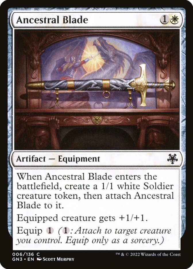 Lâmina Ancestral / Ancestral Blade - Magic: The Gathering - MoxLand