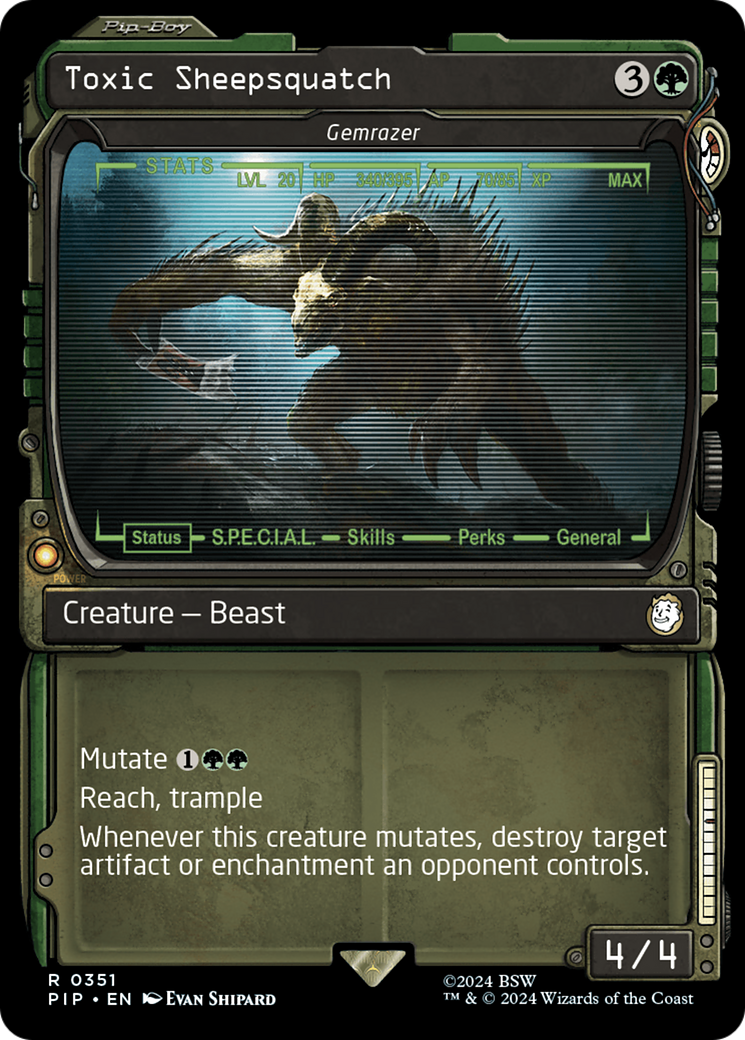 Toxic Sheepsquatch - Magic: The Gathering - MoxLand