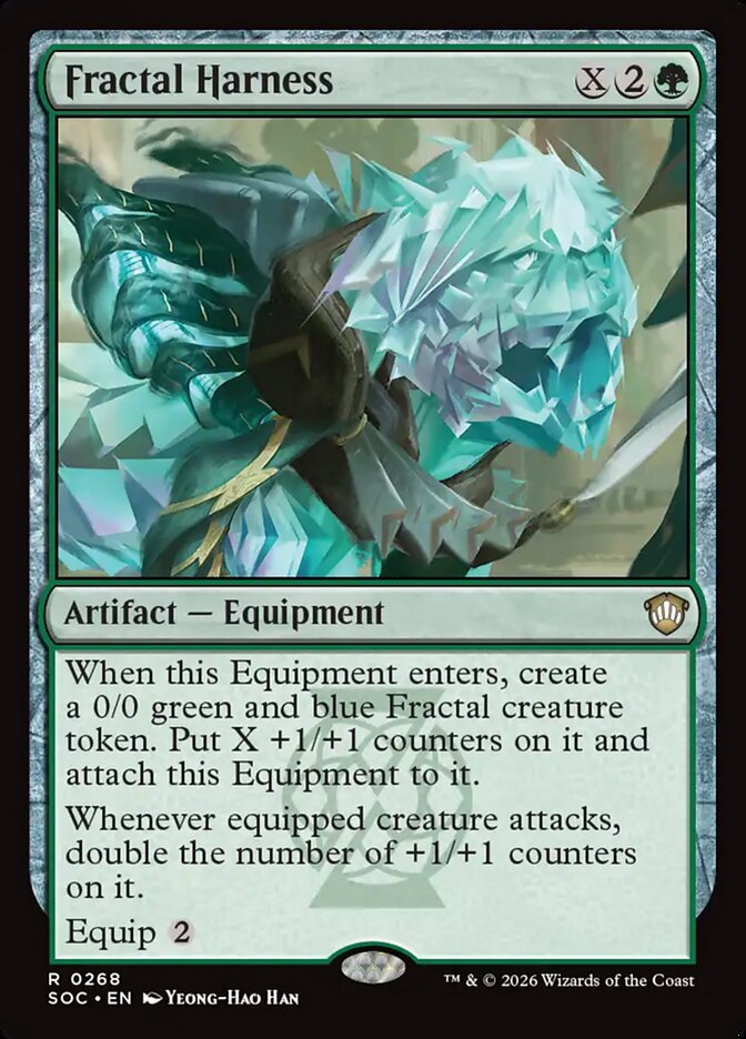 Arnês Fractal / Fractal Harness - Magic: The Gathering - MoxLand