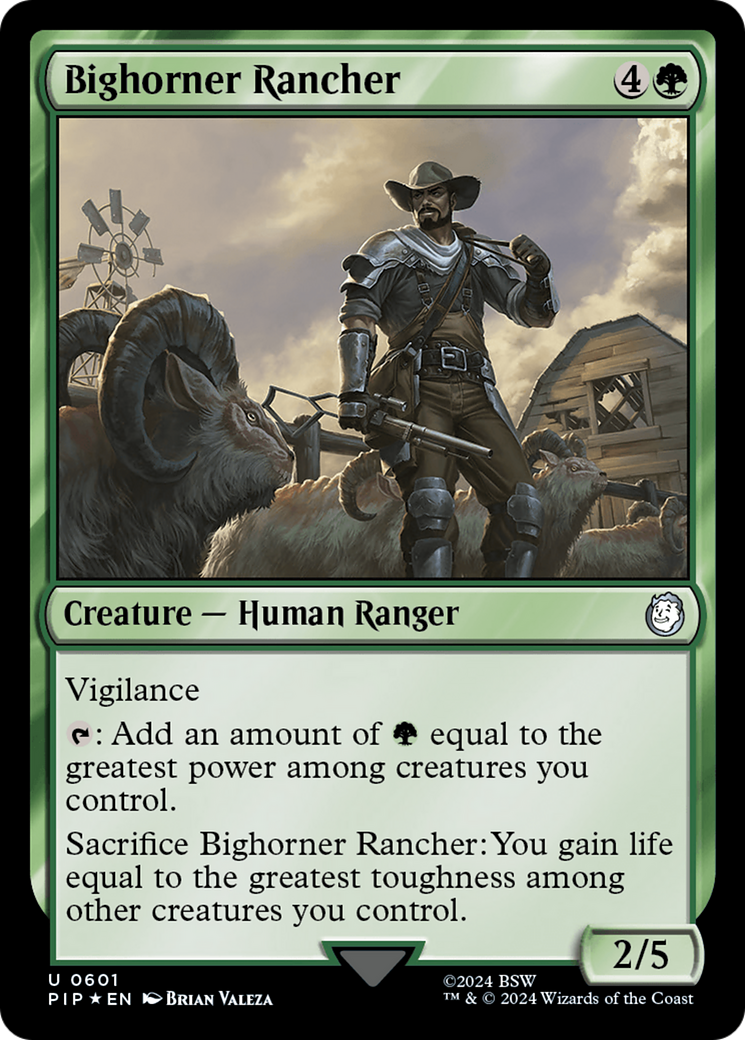 Bighorner Rancher - Magic: The Gathering - MoxLand