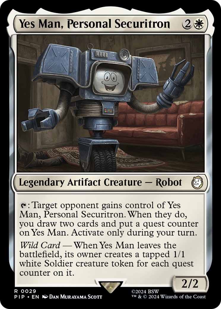 Yes Man, Personal Securitron - Magic: The Gathering - MoxLand