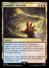 Sanção de Gandalf / Gandalf's Sanction - Magic: The Gathering - MoxLand