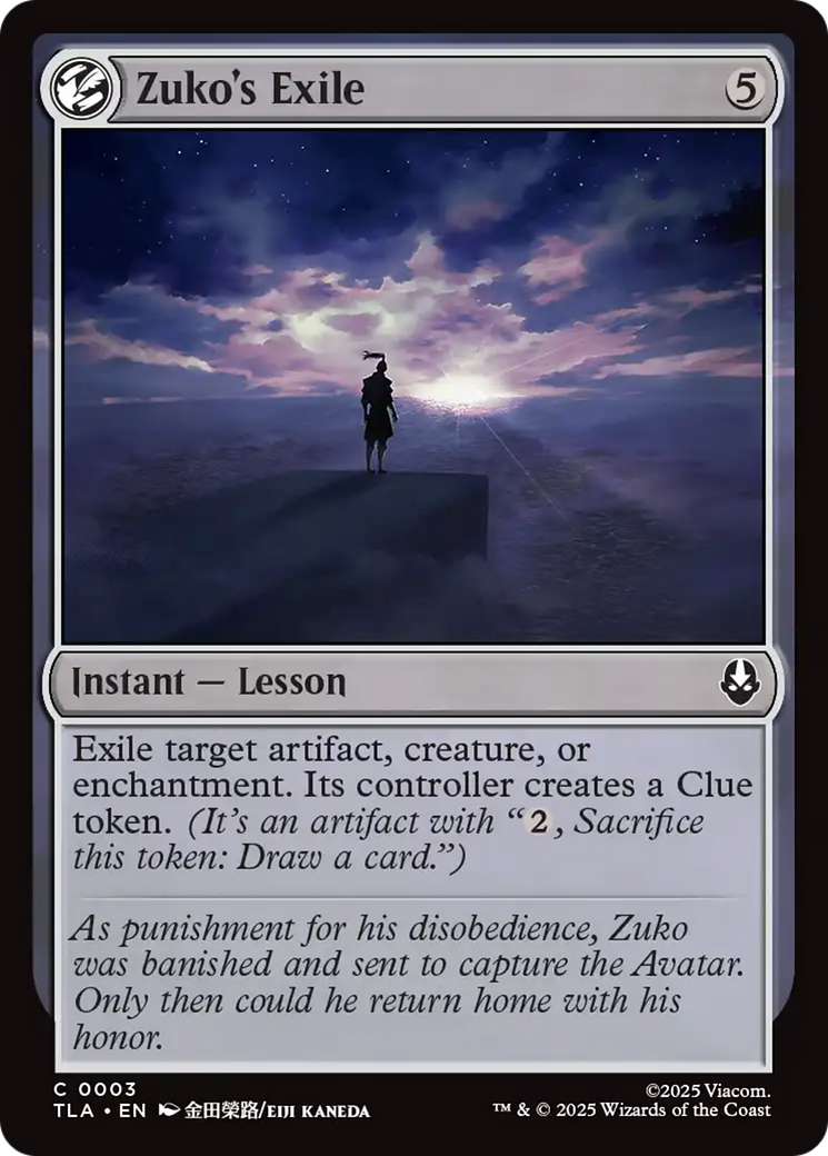 Exílio de Zuko / Zuko's Exile - Magic: The Gathering - MoxLand