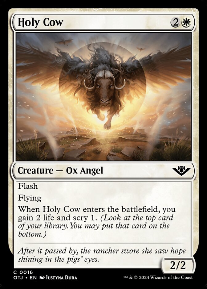 Santa Vaca / Holy Cow - Magic: The Gathering - MoxLand
