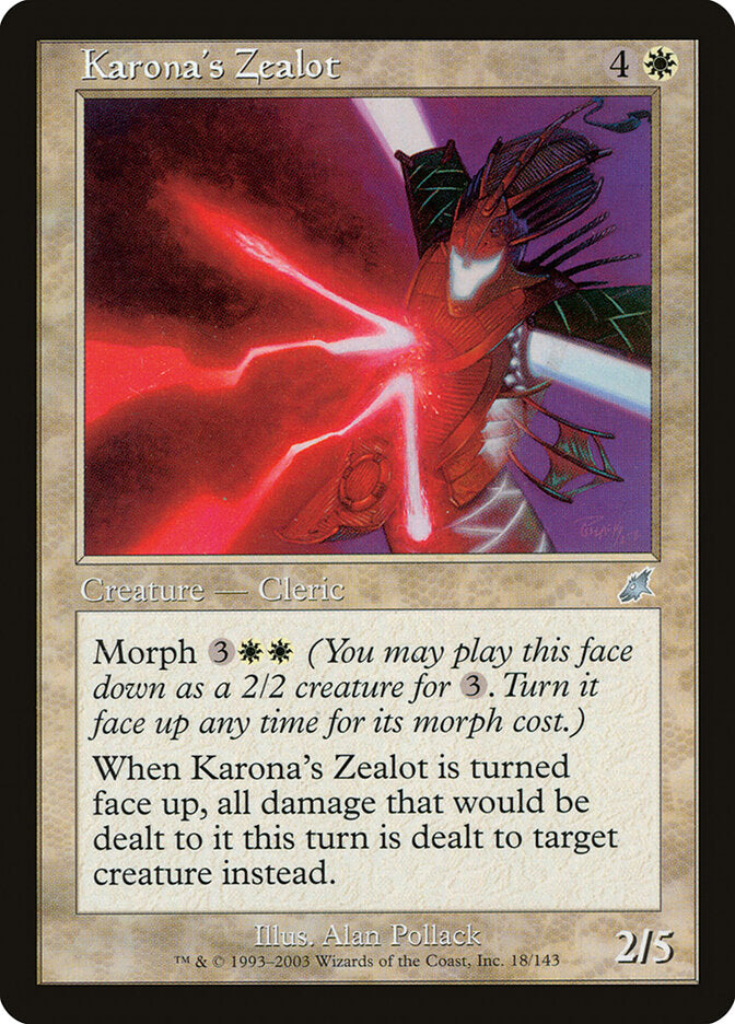 Zelote de Karona / Karona's Zealot - Magic: The Gathering - MoxLand