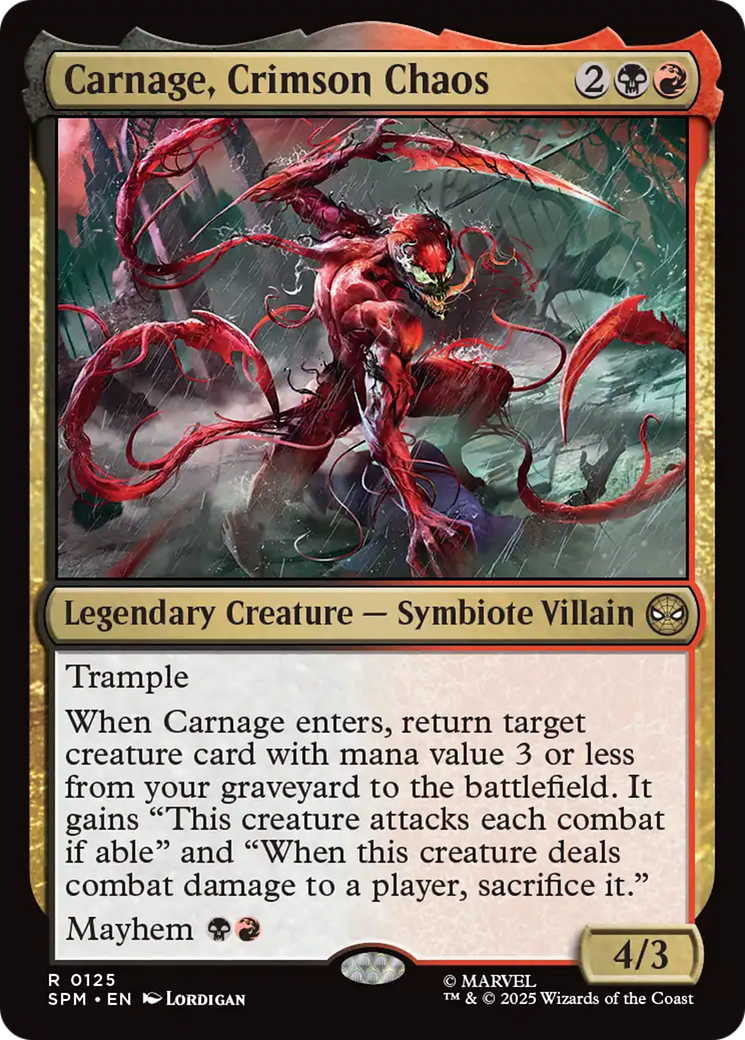 Carnage, Crimson Chaos - Magic: The Gathering - MoxLand