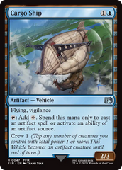 Navio de Carga / Cargo Ship - Magic: The Gathering - MoxLand