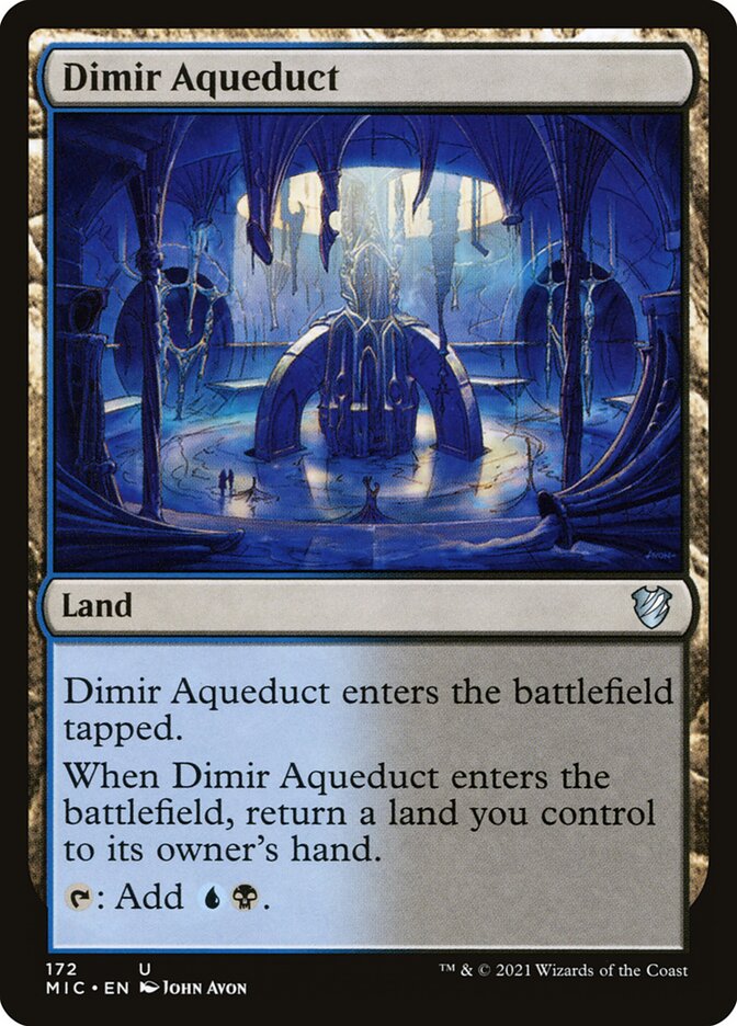 Aqueduto Dimir / Dimir Aqueduct - Magic: The Gathering - MoxLand