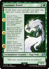 Invocação: Fenrir / Summon: Fenrir - Magic: The Gathering - MoxLand